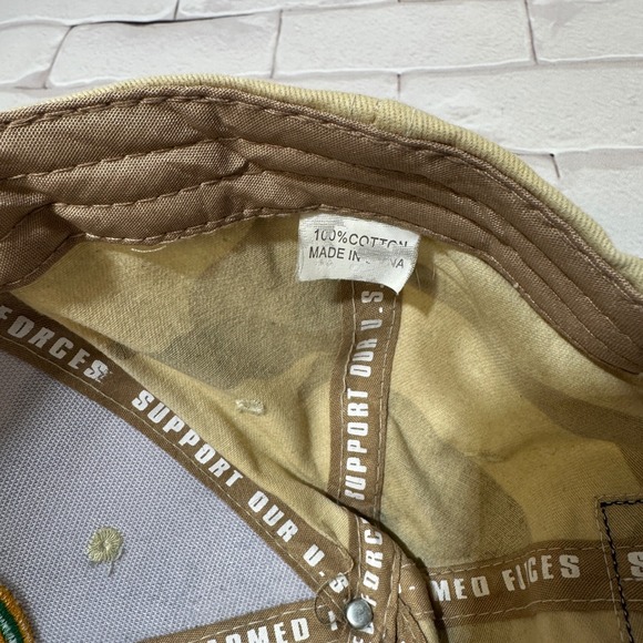 US Honor US Army Veteran Desert Camo Baseball Cap Hat Adjustable Embroidered - Picture 8 of 9